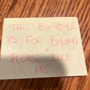 This bundle is for Bhumi